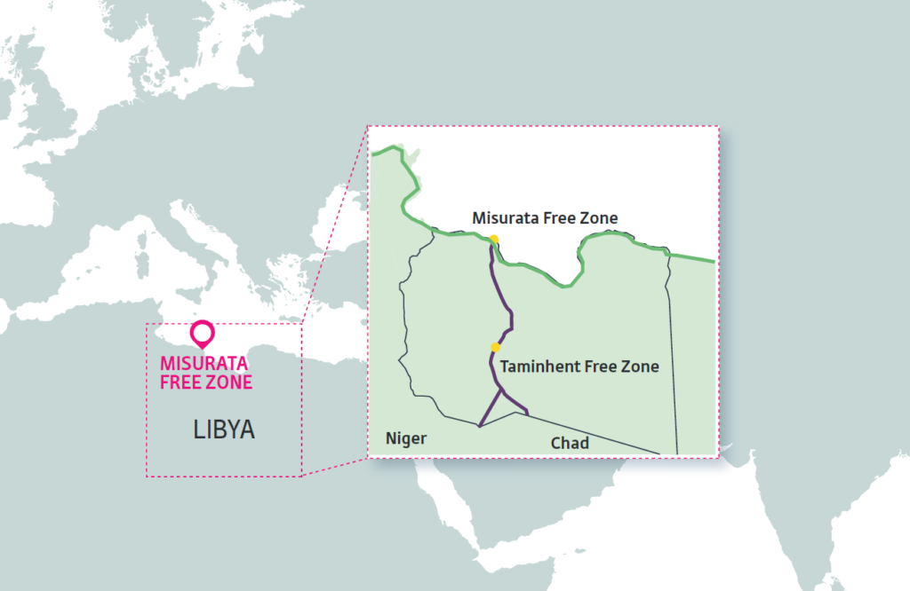 Misurata Free Zone Location
